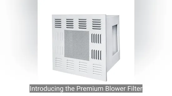 Versatile Durable Blower Filter Unit for All Your Needs